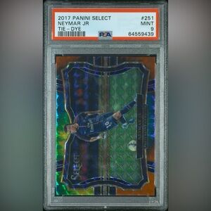 2017 Select Neymar Jr Tie Dye #251 PSA 9